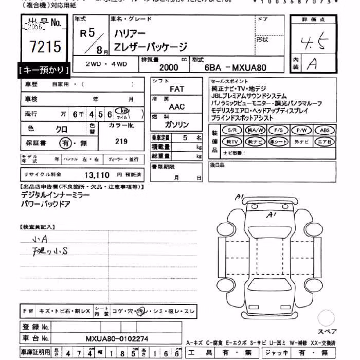 TOYOTA HARRIER