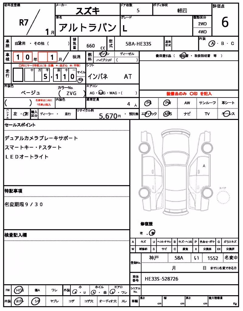 SUZUKI ALTO LAPIN