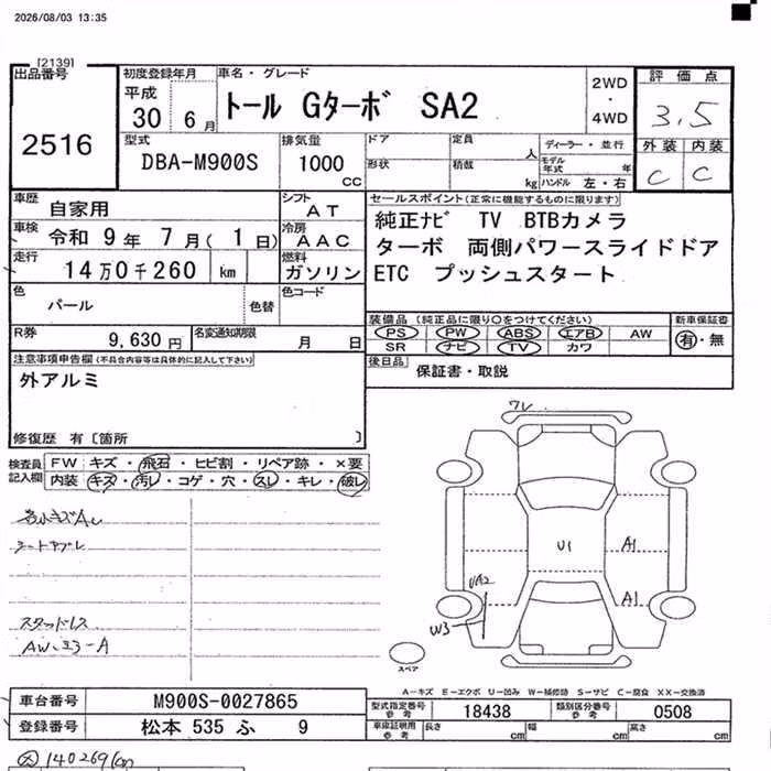 DAIHATSU THOR