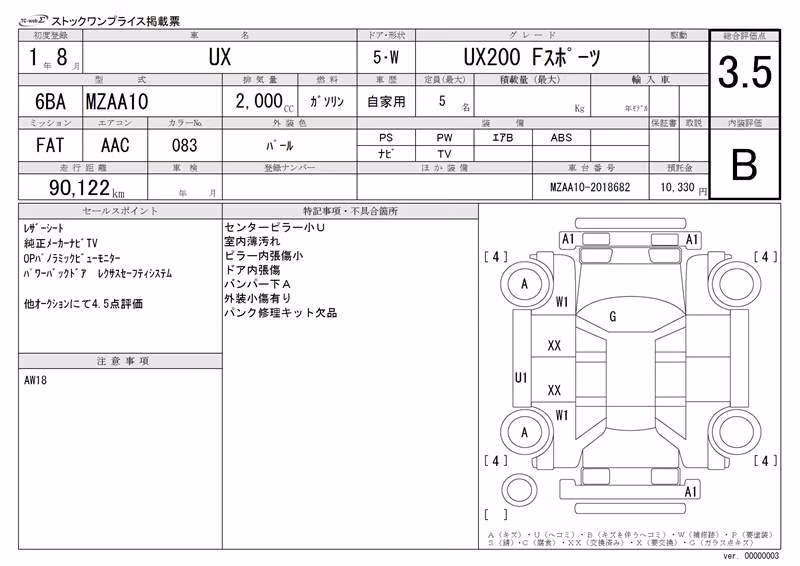 LEXUS UX200