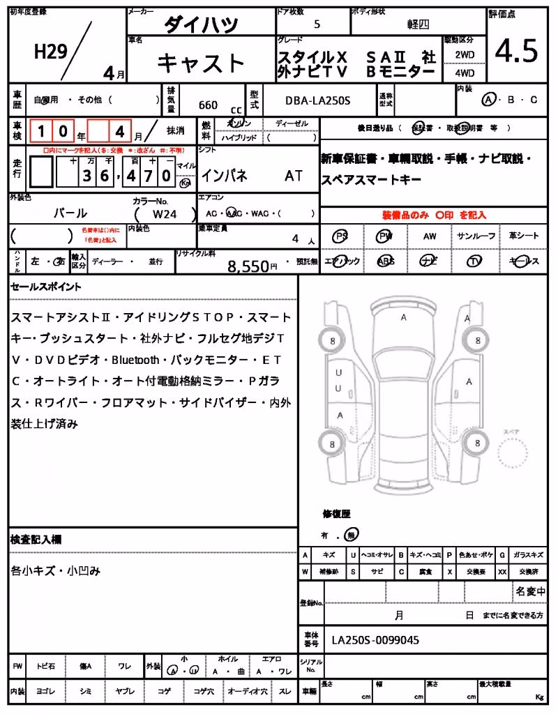 DAIHATSU CAST