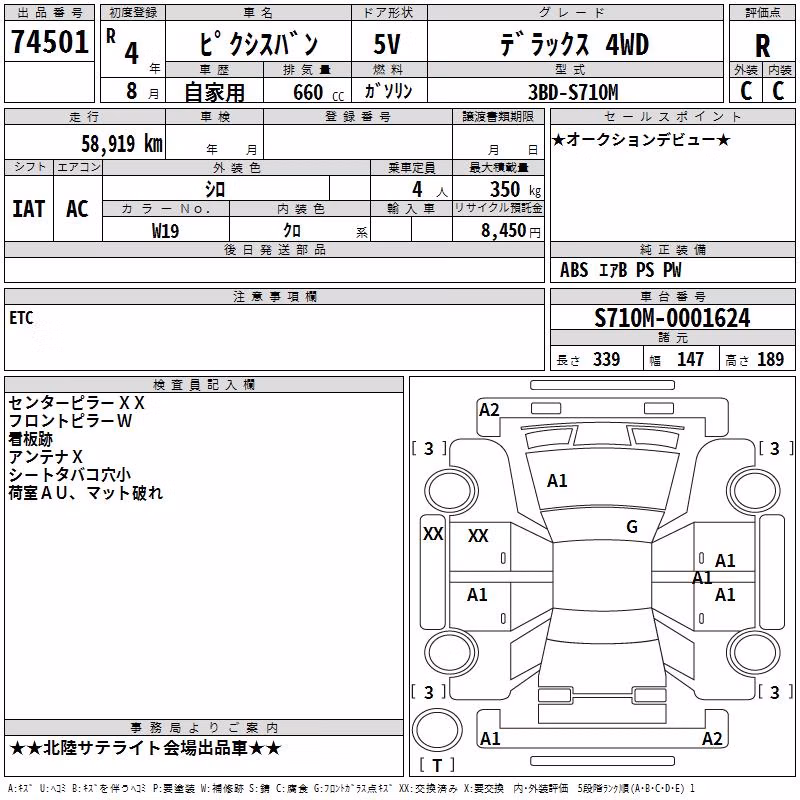 TOYOTA PIXIS VAN