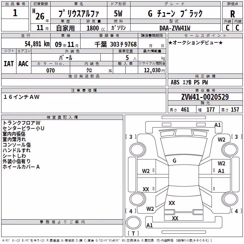 TOYOTA PRIUS ALPHA