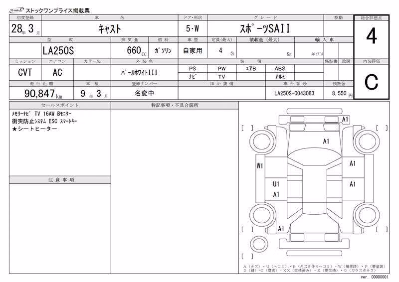 DAIHATSU CAST