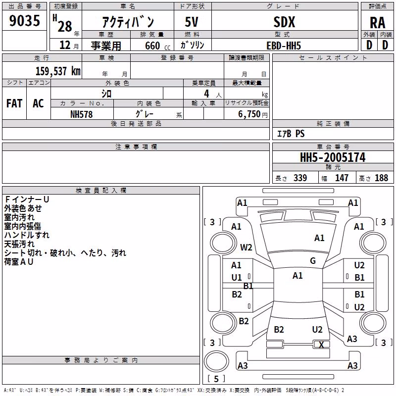 HONDA ACTY