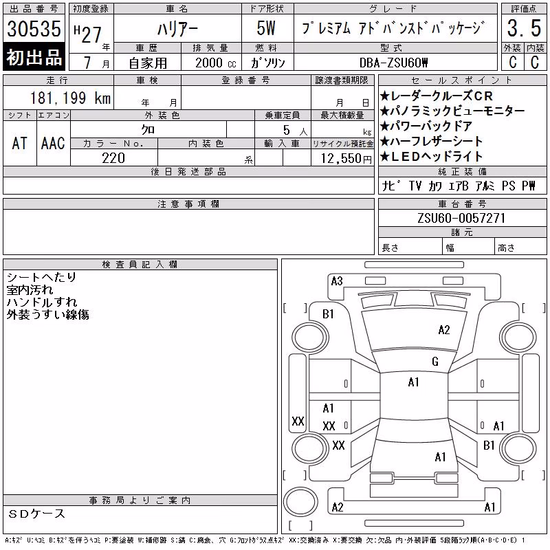 TOYOTA HARRIER