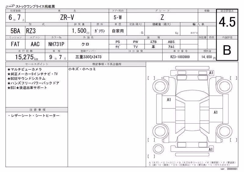 HONDA ZR-V