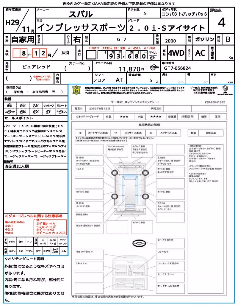 SUBARU XV