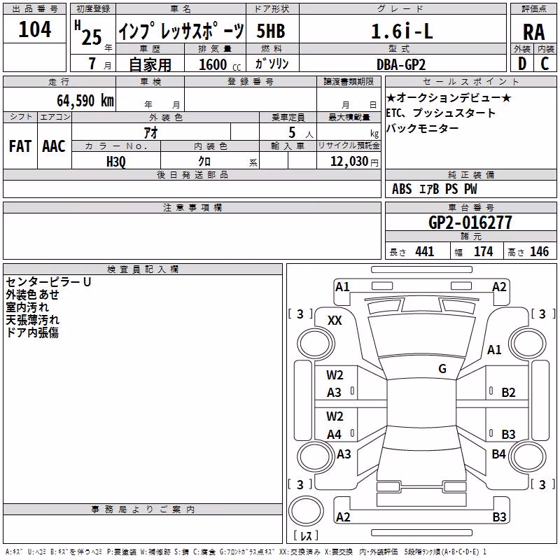 SUBARU IMPREZA