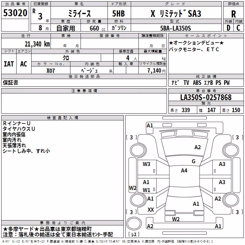 DAIHATSU MIRA E:S