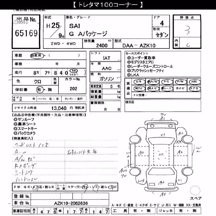 TOYOTA SAI
