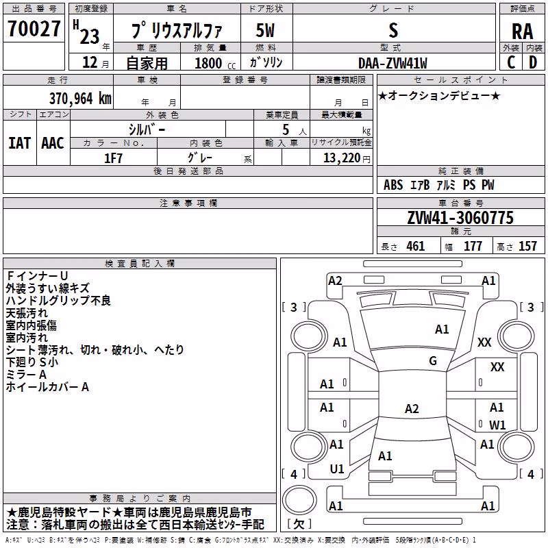 TOYOTA PRIUS ALPHA