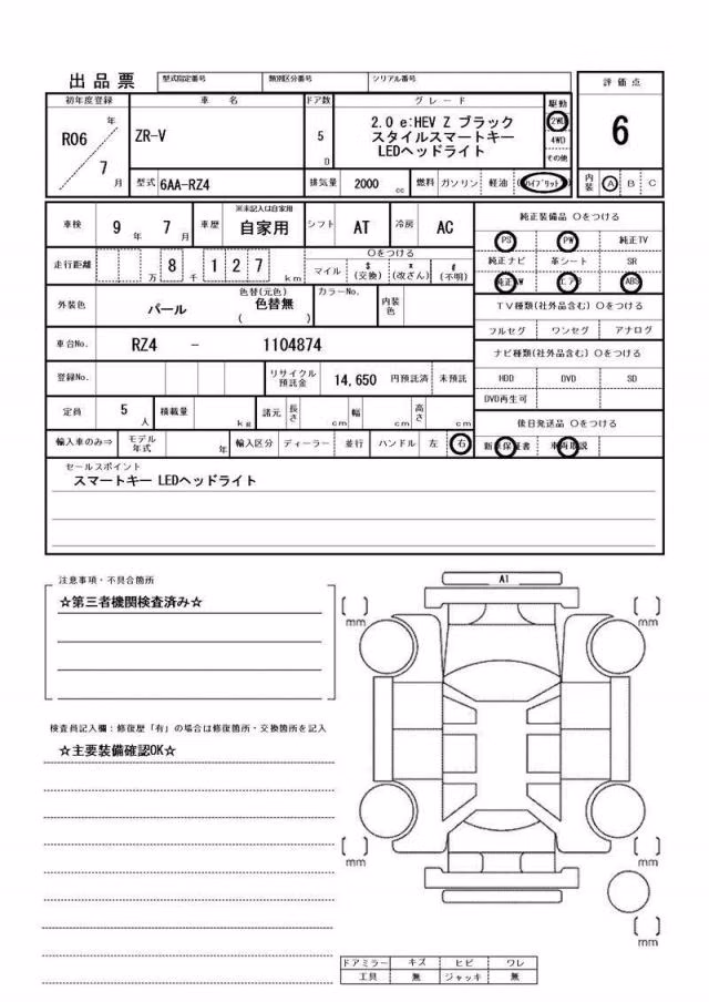 HONDA ZR-V