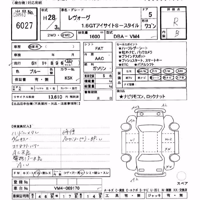 SUBARU LEVORG