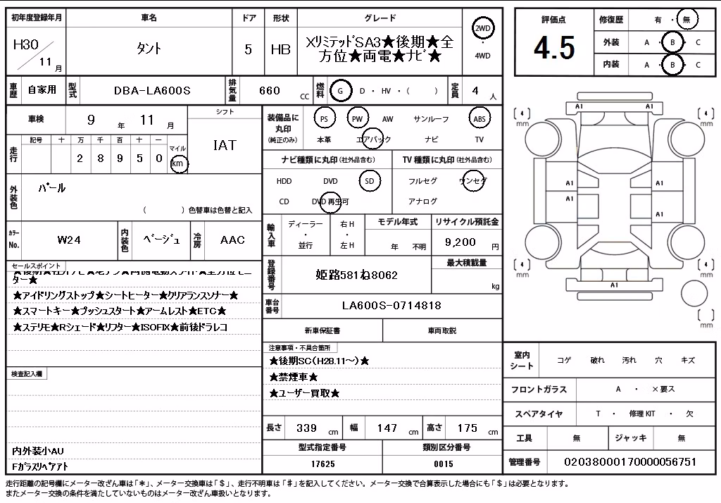 DAIHATSU TANTO