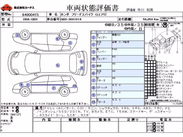 HONDA FREED SPIKE