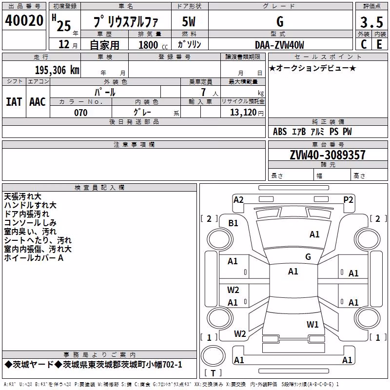 TOYOTA PRIUS ALPHA