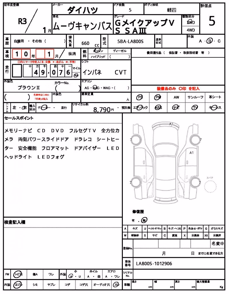 DAIHATSU MOVE CANBUS