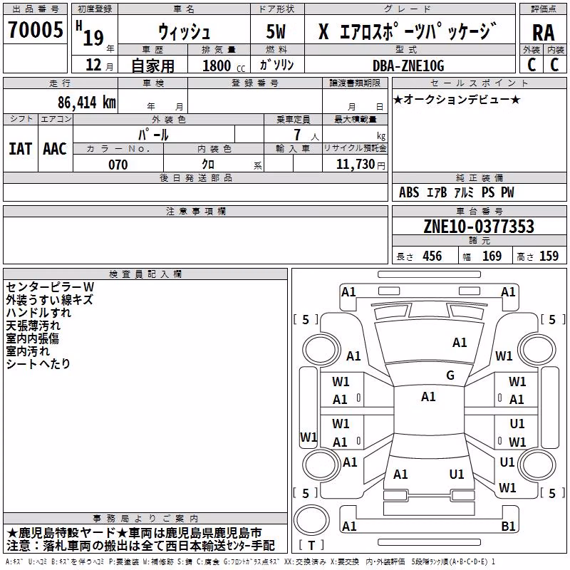 TOYOTA WISH