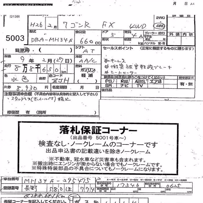 SUZUKI WAGON R