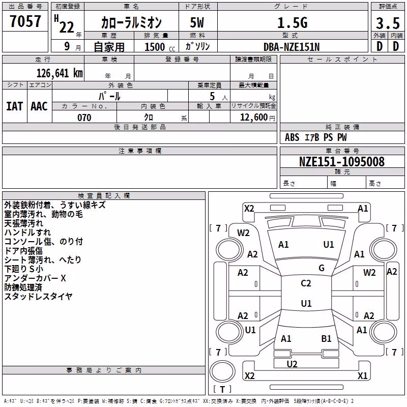 TOYOTA COROLLA RUMION