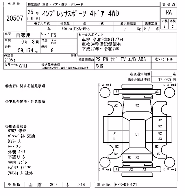 SUBARU IMPREZA
