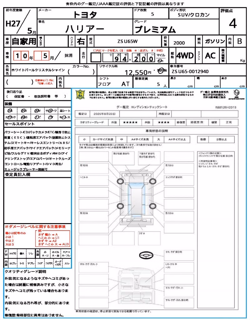 TOYOTA HARRIER