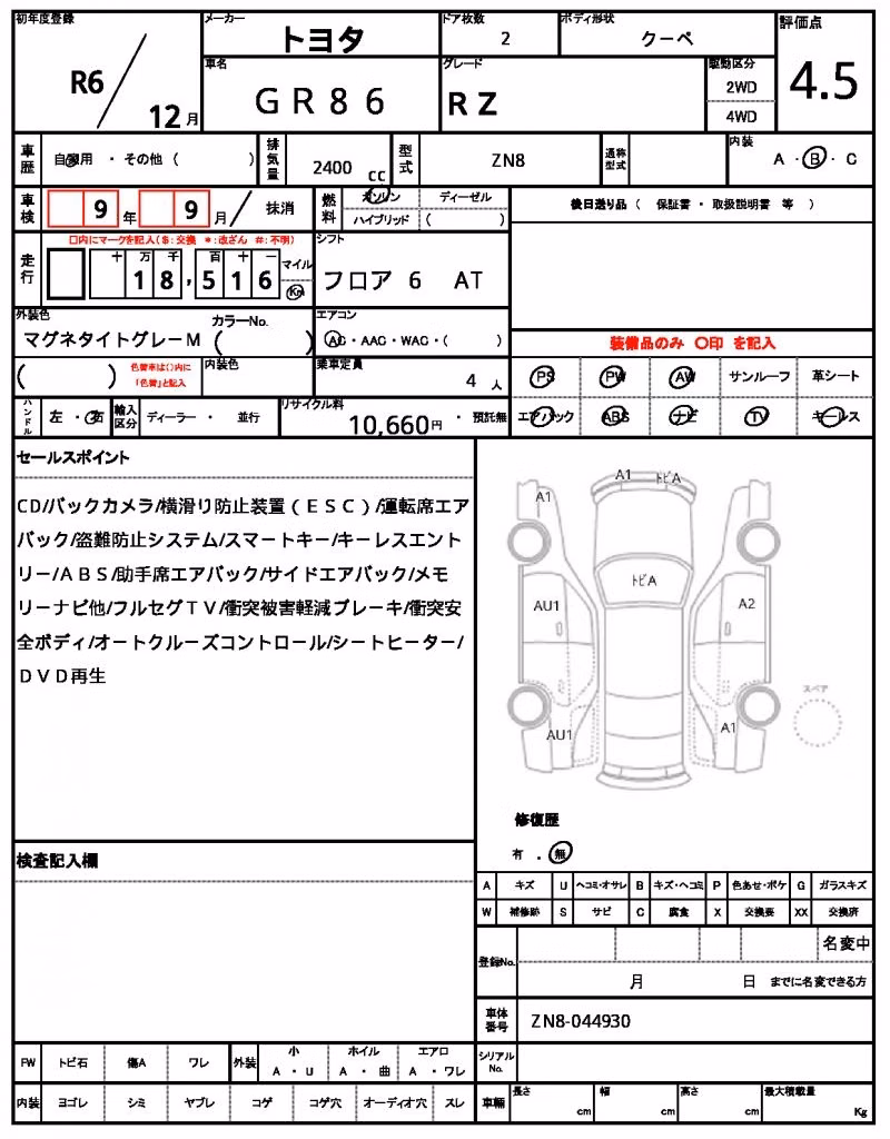 TOYOTA GR 86