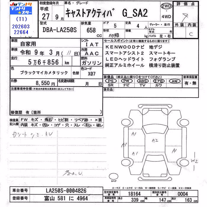DAIHATSU CAST