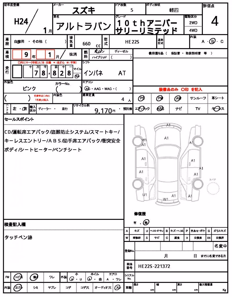 SUZUKI ALTO LAPIN