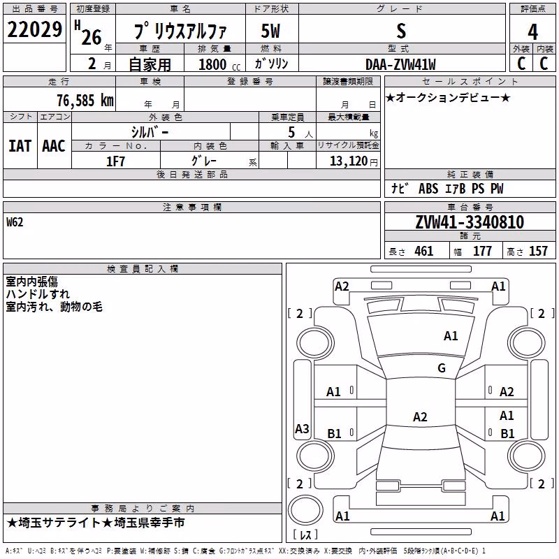 TOYOTA PRIUS ALPHA