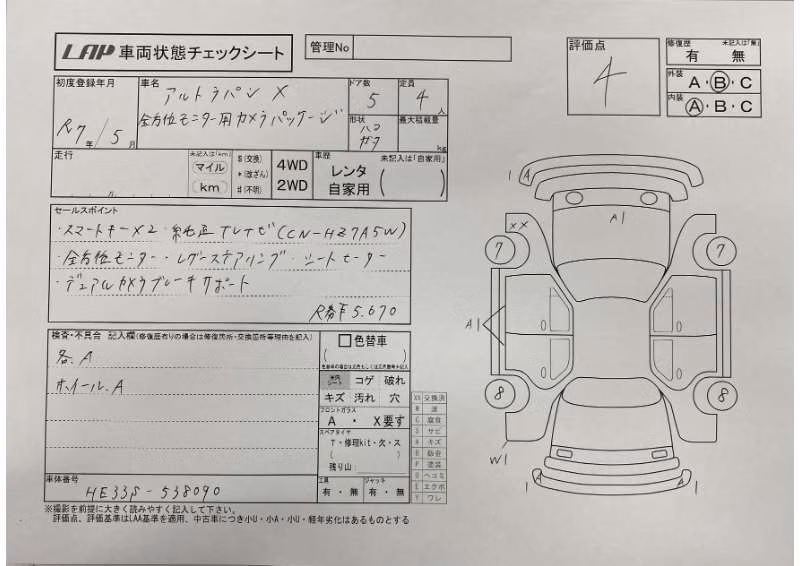 SUZUKI ALTO LAPIN