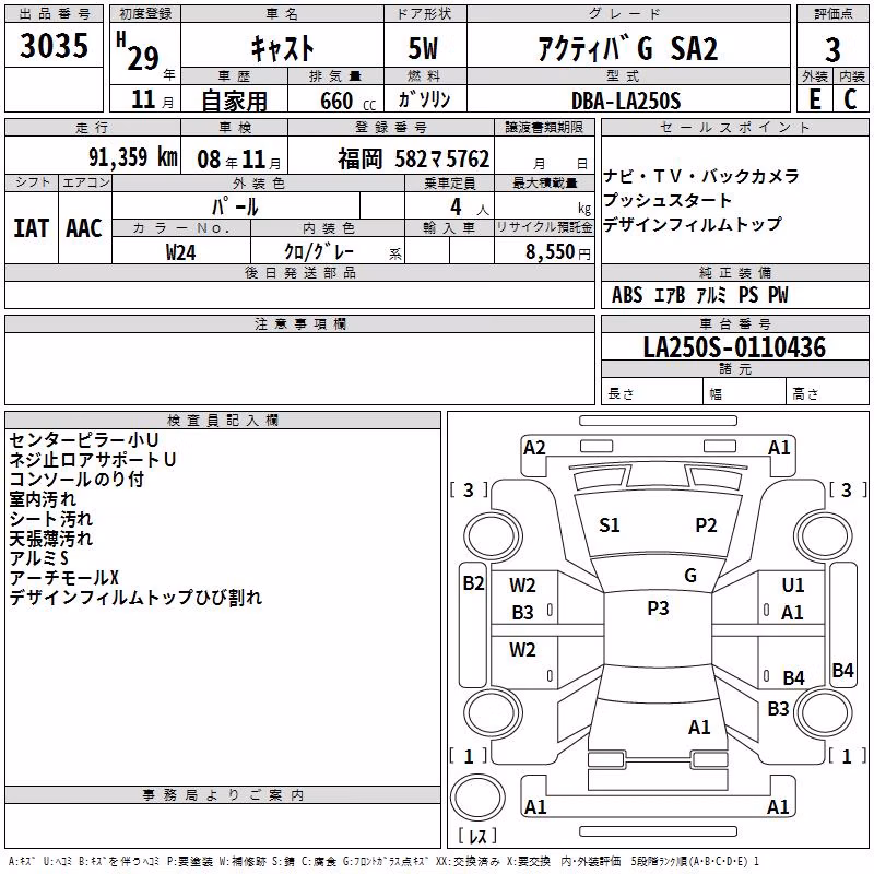DAIHATSU CAST