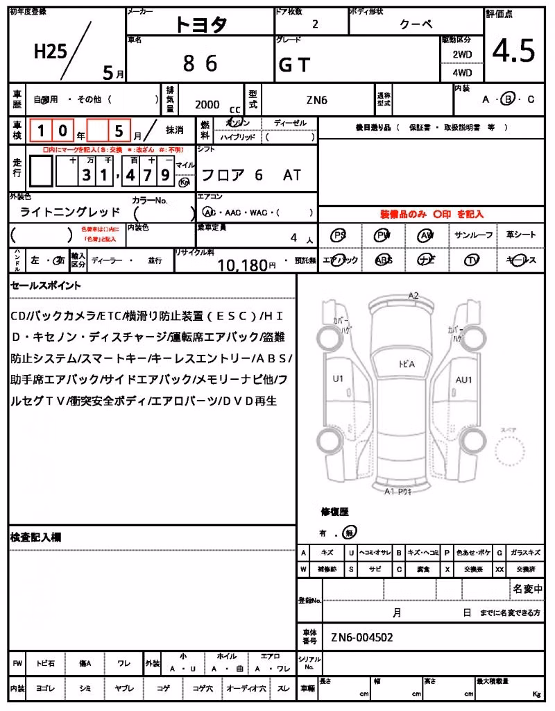TOYOTA GT 86