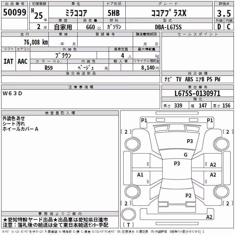 DAIHATSU MIRA COCOA