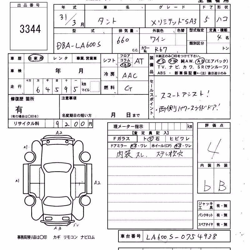 DAIHATSU TANTO