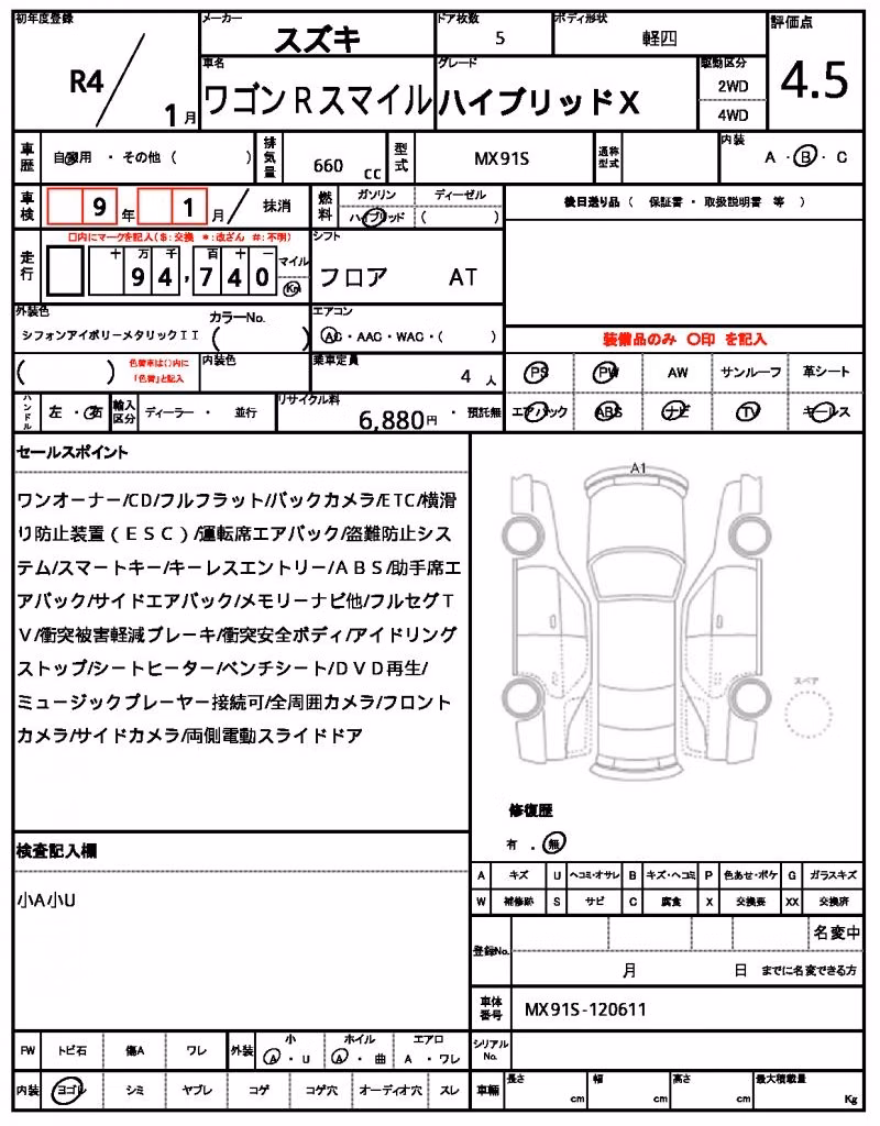SUZUKI WAGON R SMILE