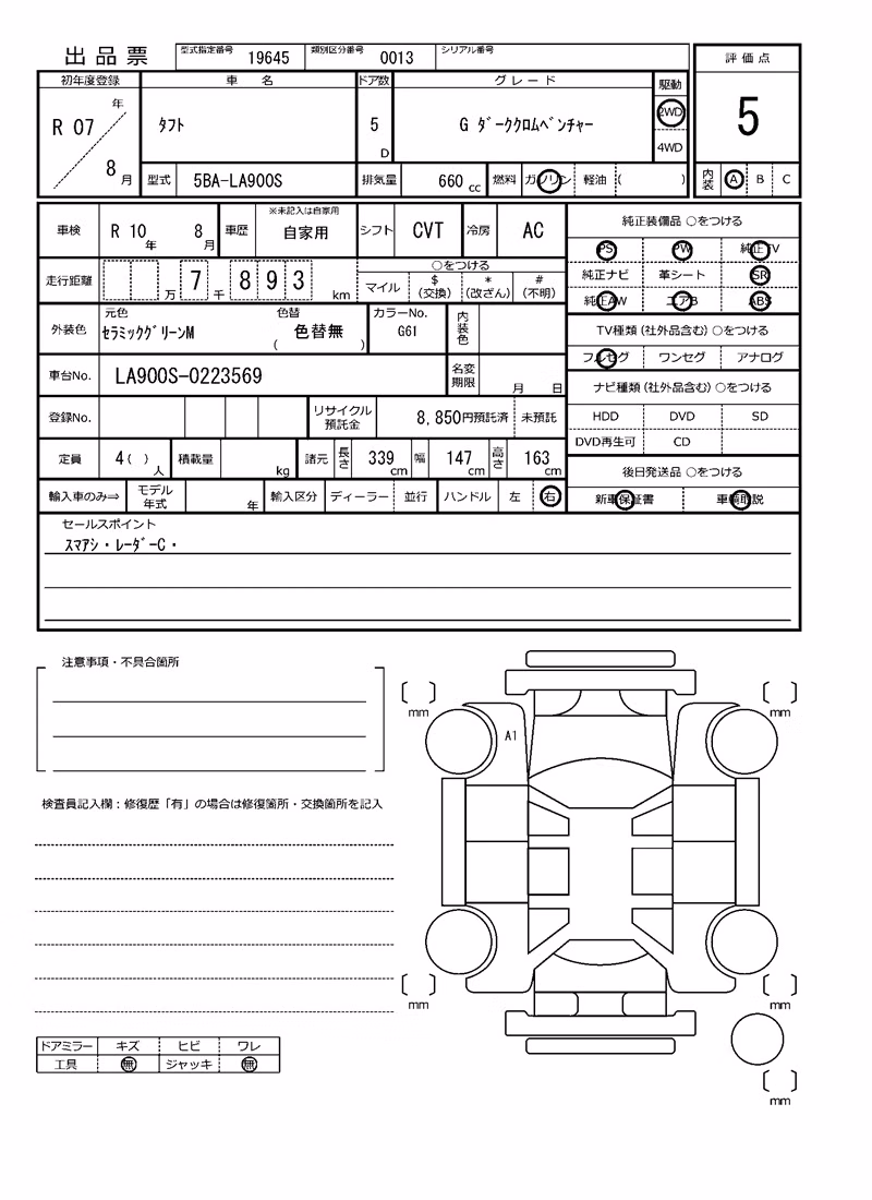 DAIHATSU TAFT
