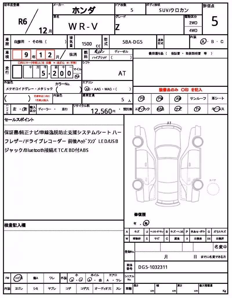 HONDA WR-V