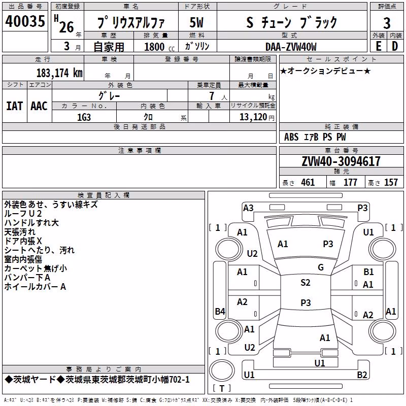 TOYOTA PRIUS ALPHA