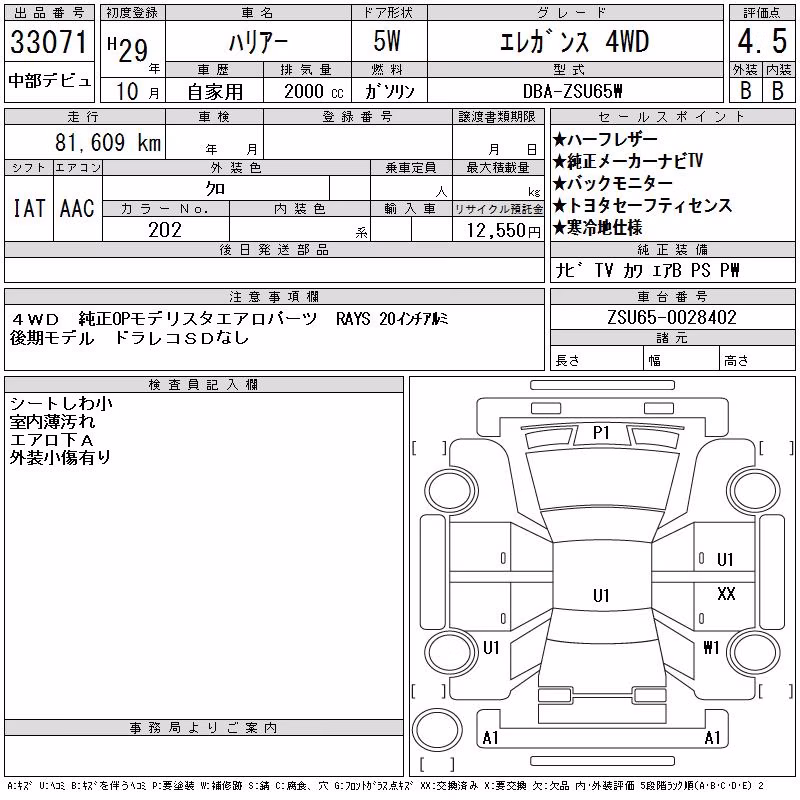 TOYOTA HARRIER
