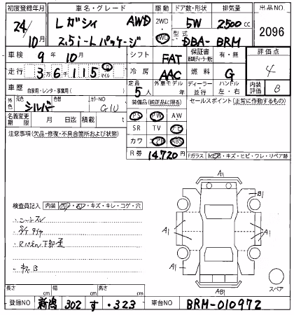 SUBARU LEGACY