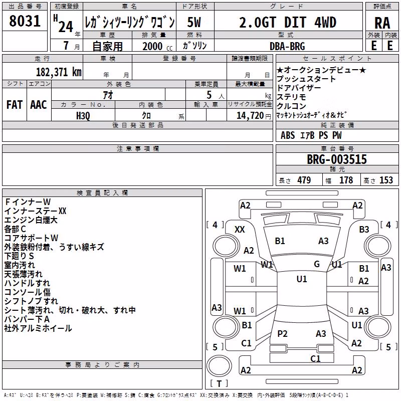SUBARU LEGACY
