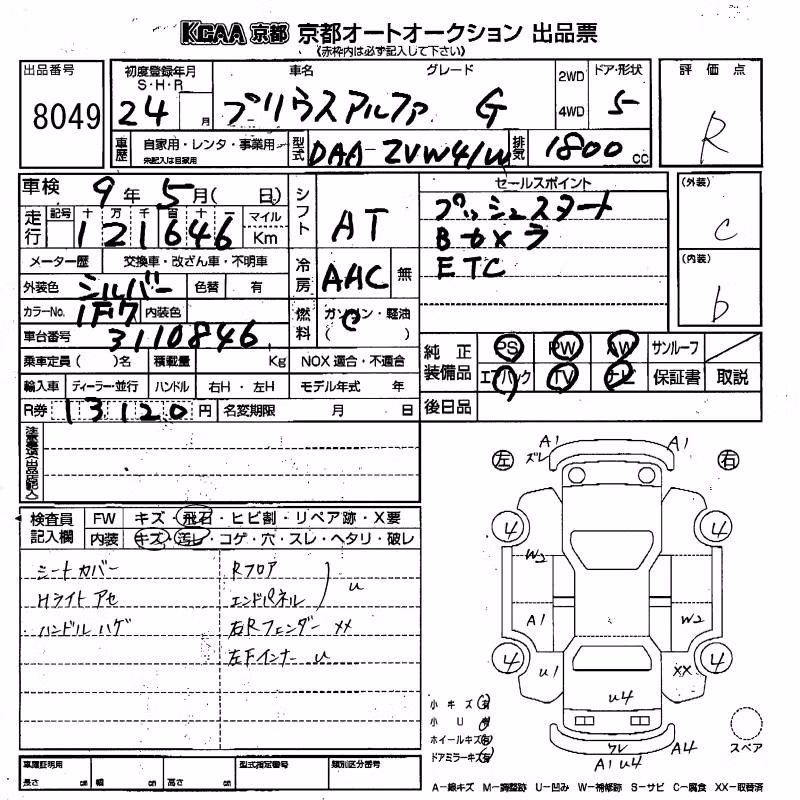 TOYOTA PRIUS ALPHA