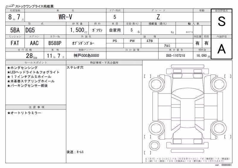 HONDA WR-V