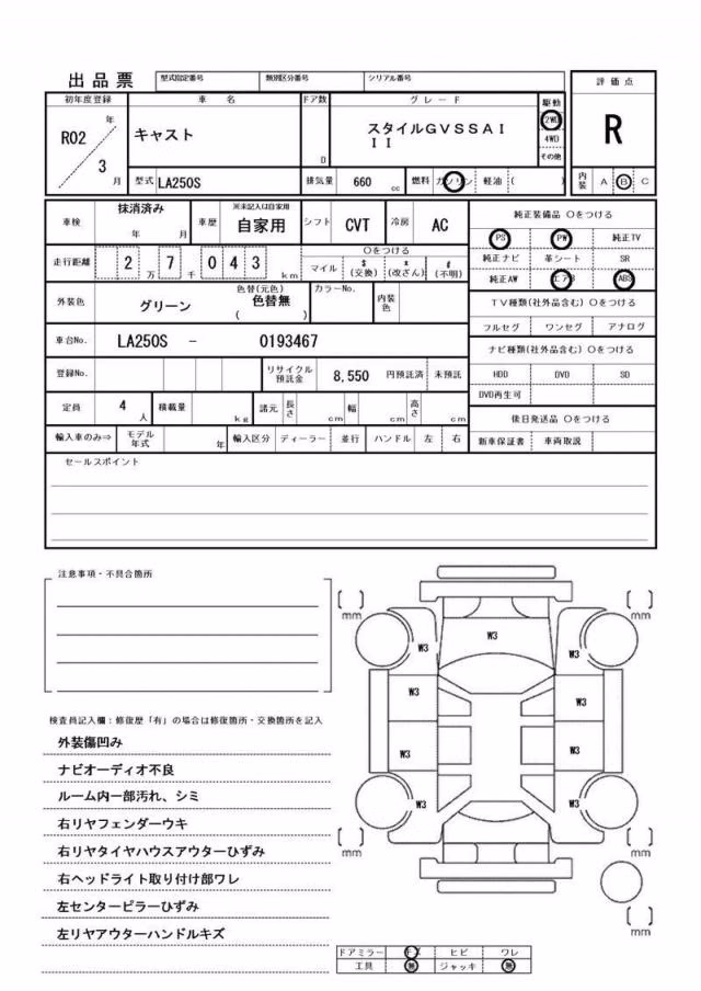 DAIHATSU CAST
