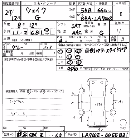 DAIHATSU WAKE