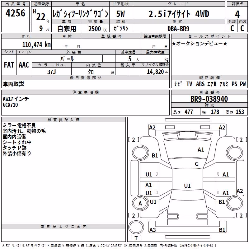 SUBARU LEGACY