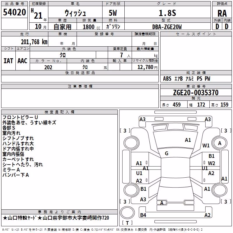 TOYOTA WISH