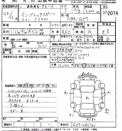 SUBARU XV